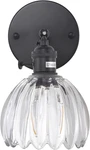 Adjustable Vintage Wall Sconce With Tulip Glass Shade For Bedroom Lighting. Fixed Price $62.99.