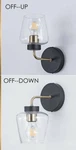 Minimalist Wall Light Glass Sconce Clear Transparent Industrial Lamp Edison New. Fixed Price $33.99.