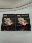 Uline S-5046 Premium Laser Cd Labels 1/2 Circle White-lot Of BOXES-1200 Ct. Fixed Price $31.99.