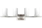 Sunset 4-LIGHT 32W 2080LM Boca Vanity Bright Satin Nickel F2534-80-LED. Fixed Price $49.99.