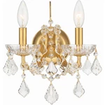 Crystorama 4452-GA-CL-MWP Filmore Wall Sconce Antique Gold. Fixed Price $228.00.