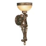 Livex Lighting Seville Wall Sconce, Palacial Bronze, Gilded Accents 8521-64. Fixed Price $799.96.