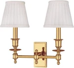 Hudson Valley Newport Two-light Wall Sconce Polished Brass Finish. Fixed Price $882.99.