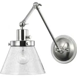 Progress Lighting Hinton Collection 1-LIGHT Brushed Nickel Clear Seeded Glass. Fixed Price $59.96.