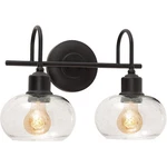 Afx Inc. LNYV1510MBBK Laney 2 Light 8.1 Inch Black Vanity Wall. Fixed Price $67.20.