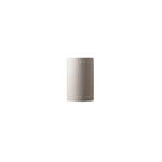 Justice Design Ambiance Lrg Cyl Perfs Sconce, Outdr, Clsd Top, Bisq, Incan. Fixed Price $182.40.