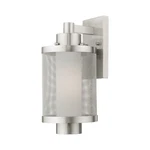 Livex Lighting 20682 Nottingham 15" Tall Outdoor Wall - Nickel. Fixed Price $299.96.