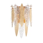 Maxim Lighting Majestic 3-LIGHT Wall Sconce Gold Leaf 32322CLCMPGL. Fixed Price $298.00.