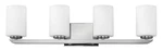 Hinkley Kyra 4-LIGHT Bath Vanity Polished Nickel 55024PN. Fixed Price $329.00.