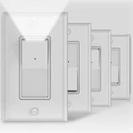 4PACK 3 Way Wall Light Switch With Led Night 15AMP 120/277VOLT Decora Rock. Fixed Price $51.99.