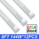 12PCS 144W 8FT T8 Led Tube Light Bulbs 6500K Integrated Shop Fixture. Fixed Price $219.60.