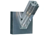Nos ET2 Alpha-v Wall Lamp Aluminum & Crystal Sconce Light Fixture. Fixed Price $59.00.