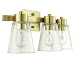 Prominence Home Fairendale 3 Light Soft Gold Bathroom Vanity With Clear.... Fixed Price $79.72.