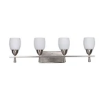 Sunset Lighting 4-VANITY Wall 32W 3000K Satin Nickel Bristol. Fixed Price $59.99.