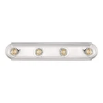 24 In. 4-LIGHT Chrome Vanity. Fixed Price $18.97.
