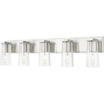 Z-lite 826-5V-BN Titus Bathroom Vanity Light Brushed Nickel. Fixed Price $374.00.