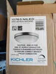 Kichler 10763LED Light 15-W Energy Star Flush Mount Nickel. Fixed Price $105.49.