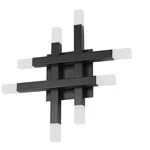 Dainolite Acasia 8 Light 24W Sconce, Black/frosted Acrylic ACS-1432W-MB-FR. Fixed Price $318.40.