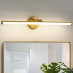 Kaisite Bathroom Lighting Fixture 30"LED Vanity Bar 24-WATT Rotatable Gold. Fixed Price $75.99.