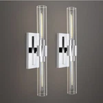 Zhtiechui Bathroom Vanity Light Fixtures, Glass Tube Wall Sconces Set Of 2. Fixed Price $258.00.