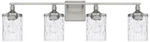 Capital Colton 33 1/2" Wide Brushed Nickel 4-LIGHT Vanity Bath. Fixed Price $198.40.