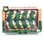 Vtg Kurt Adler Italian Mini Lights Santa World Floral Oil Lamp Christmas Nib. Fixed Price $44.99.