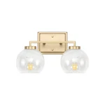 Golden Lighting 3094-BA2 Elliott 16"W Vanity Brushed Champagne. Fixed Price $159.99.