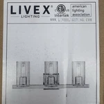 Livex Clarion Light Vanity Sconce, Polished Chrome/clear 18033-05. Fixed Price $115.38.