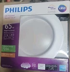 Phillips Led 11 Watt 660 Lumens Recessed Retrofit Trim 4" - 592353IU0. Fixed Price $17.95.