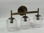 New Pottery Barn Cooper Triple 3 Cloche Sconce- Tumbled Brass Gold, No Box. Fixed Price $199.00.