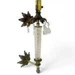 Vintage Hollywood Regency Cut Glass Crystal Prism Wall Sconce Lamp Plug. Fixed Price $99.99.