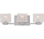 Quoizel MLD8603BN Melody Bath Vanity, 3-LIGHT 300 Total Watts, Brushed Nickel. Fixed Price $169.55.