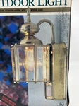 Nos Catalina Lighting 13 Solid Polished Brass Outdoor Wall Fixture Sensor. Fixed Price $39.00.