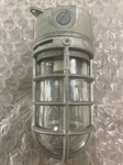 Stonco Industrial Light W/glass Globe Pg Co, Metal Cage V131, And Base!. Fixed Price $41.99.