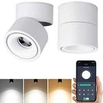 Yodaba Smart Led Dimmable Ceiling Spotlight - 360 Adjustable Indoor Surface M.... Fixed Price $40.98.