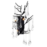 Cwi Lighting Anita 11-IN 3 -light Black Glam Wall Sconce. Fixed Price $349.99.