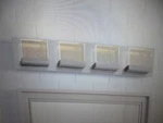 Home Decorators Alberson 4-LIGHT Brushed Nickel Led Bathroom Vanity Bar. Fixed Price $52.20.