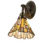 Meyda Lighting 8" Delta Jadestone Wall Sconce, Antique - 182947. Fixed Price $568.80.
