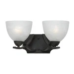 New/sealed Triarch 33280/2 2-LIGHT Bathroom Vanity Light,dark Rust. Fixed Price $39.00.