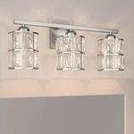 Quoizel Gibson 21 1/4"W Polished Chrome 3-LIGHT Bath. Fixed Price $279.99.