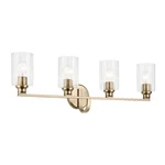 Gioe 4 Light Bath VANITY-10.5 Inch Tall And 32.25 Wide-champagne Bronze. Fixed Price $344.99.