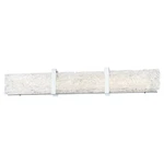 Kovacs P1384-077-L Chrome/clear Forest Ice 33"W Led Vanity Light. Fixed Price $559.00.