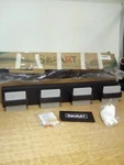 Solfart Bathroom Vanity 4-LIGHT Matte Black 7248-4T-WHL-BK-ND. Fixed Price $89.99.