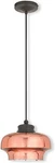 Livex Lighting 40631 Bronze 1-LIGHT Mini Pendant Copper Color Style Glass Shade. Fixed Price $47.99.