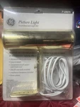Ge Picture Light 7 Incandescent Kit Plug In. Brass Plated On/off Switch. Fixed Price $15.00.