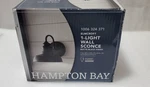 Hampton Bay Elmcroft 7.63 In. 1-LIGHT Matte Black Farmhouse Wall Sconce. Fixed Price $35.00.