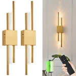 Battery Operated Wall Sconces Set Of Two, Rechargeble Modern Crystal Bathroom.... Fixed Price $203.09.