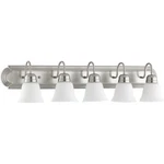 Quorum Light 36' Vanity, Nickel/satin Opal 5094-5-65. Fixed Price $112.00.