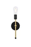 Elegant Lighting LD2356 Keely 12" Tall Bathroom Sconce - Black. Fixed Price $62.00.