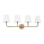 Capital Lighting 119341-674 Brass Dawson 4-LIGHT 35"W Bathroom Vanity. Fixed Price $278.00.